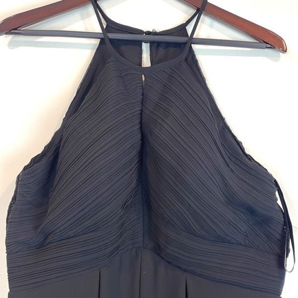 Kennedy Blue Halter Black Maxi Dress Size 10 Women’s - Picture 3 of 12